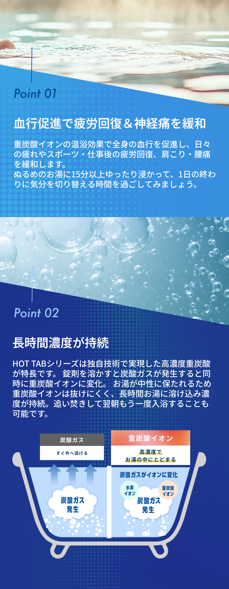 血行促進で疲労回復&神経痛を緩和