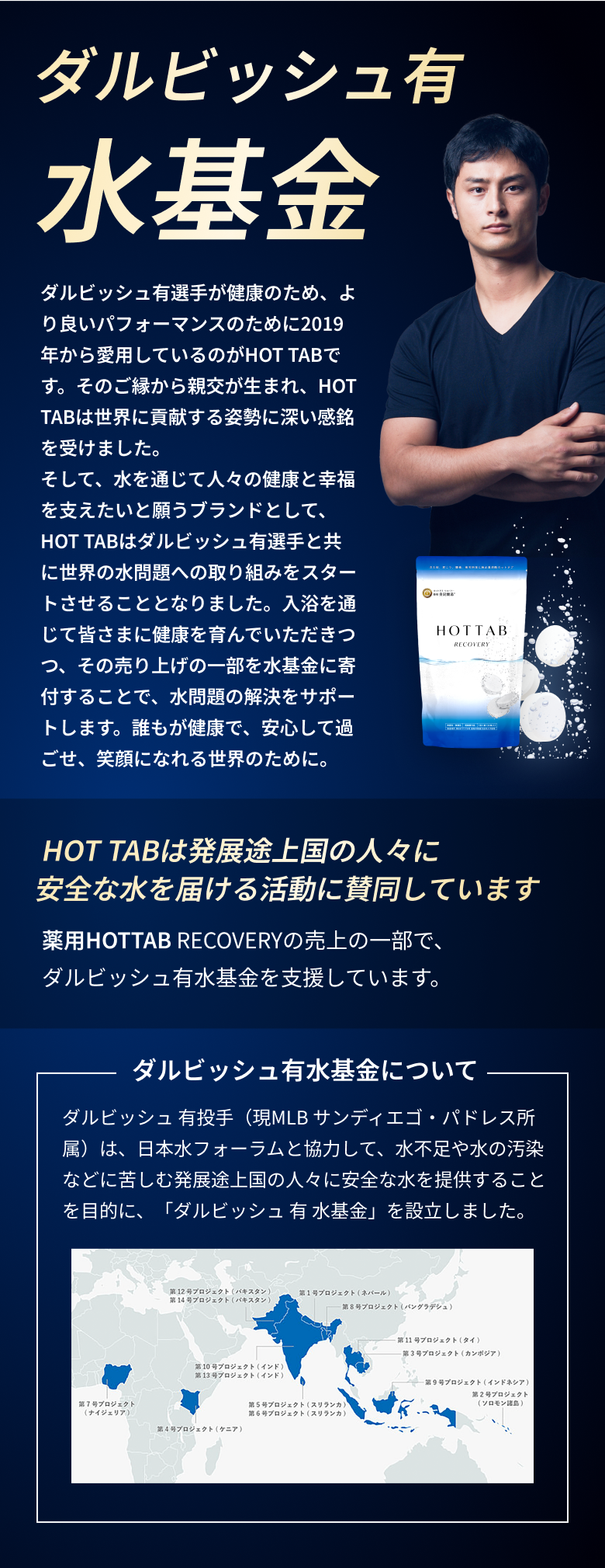ダルビッシュ有 水基金