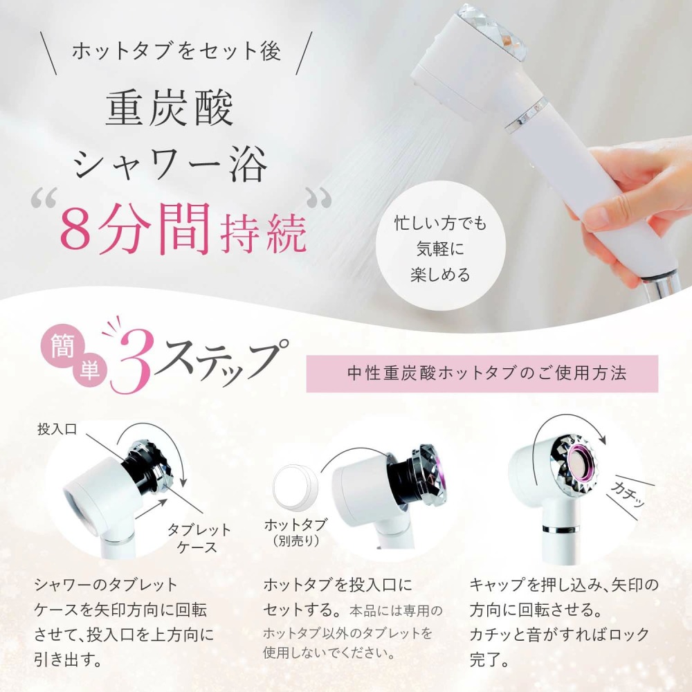 HOT TAB Premium SHOWER(ホットタブ プレミアムシャワー) ｜HOT TAB 
